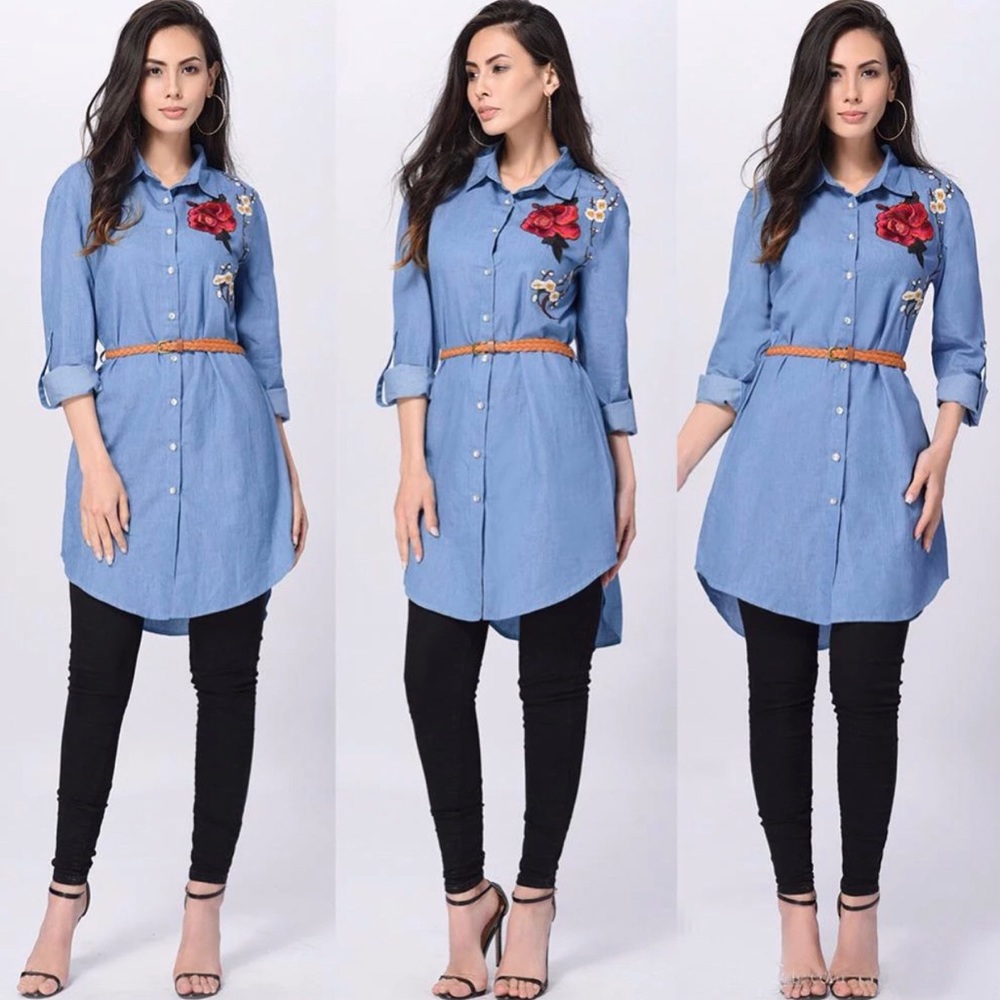 🆕Button Down Long Shirt/Dress